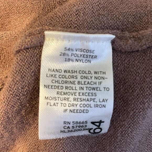 NWT Hinge Ruched Bell Sleeve Cardigan Taupe XXL - Picture 10 of 11